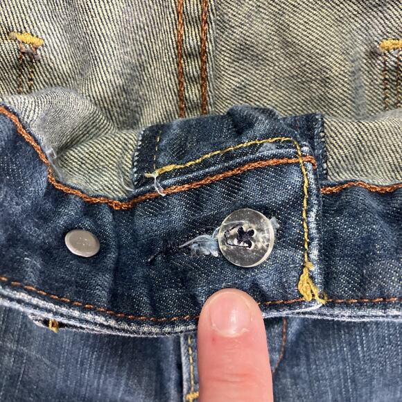 Levis RED Collection Low Trouser Boot Cut Medium Wash Jeans 34 X 30 Rare Women’s - Picture 3 of 16